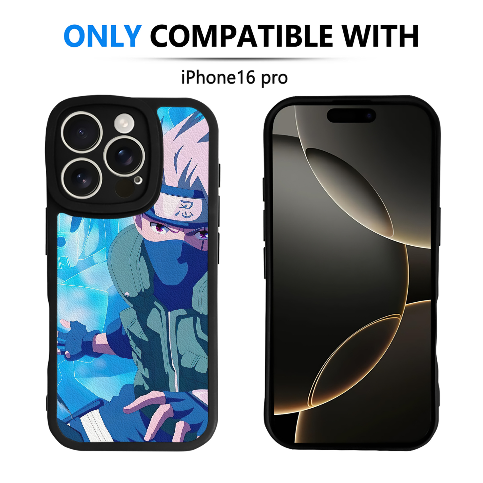 （画像用） NARUTO -ナルト- NARUTO -ナルト- 疾風伝 【iPhone 16シリーズ対応】シリコンスマホケース（レザー調） 材質：シリコン